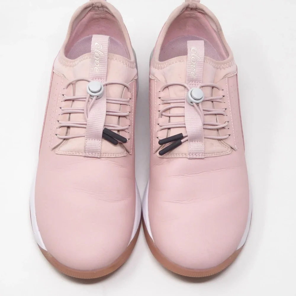 Clove Women Nursing Sneakers Pastel Pink Slip On Comfort Shoes Size 9.5